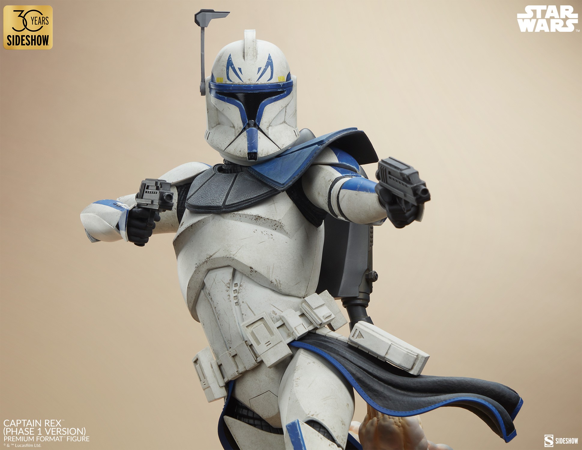 Star Wars Captain Rex™ (Phase 1 Version) Premium Format™ Figure  Exclusive Edition (Prototype Shown) View 14