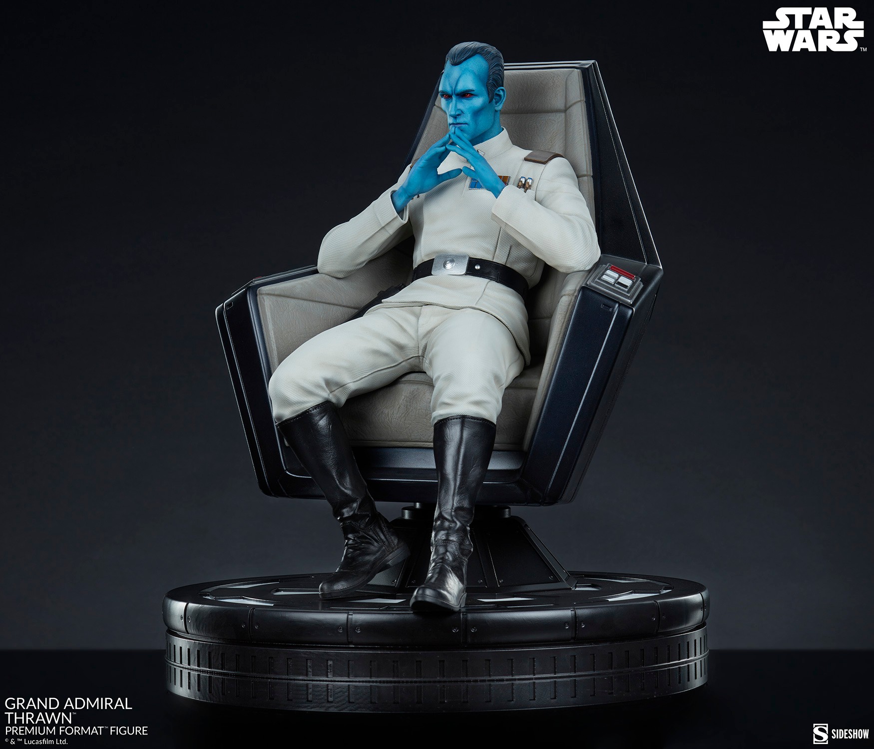 Star Wars Grand Admiral Thrawn™ Premium Format™ Figure  (Prototype Shown) View 8