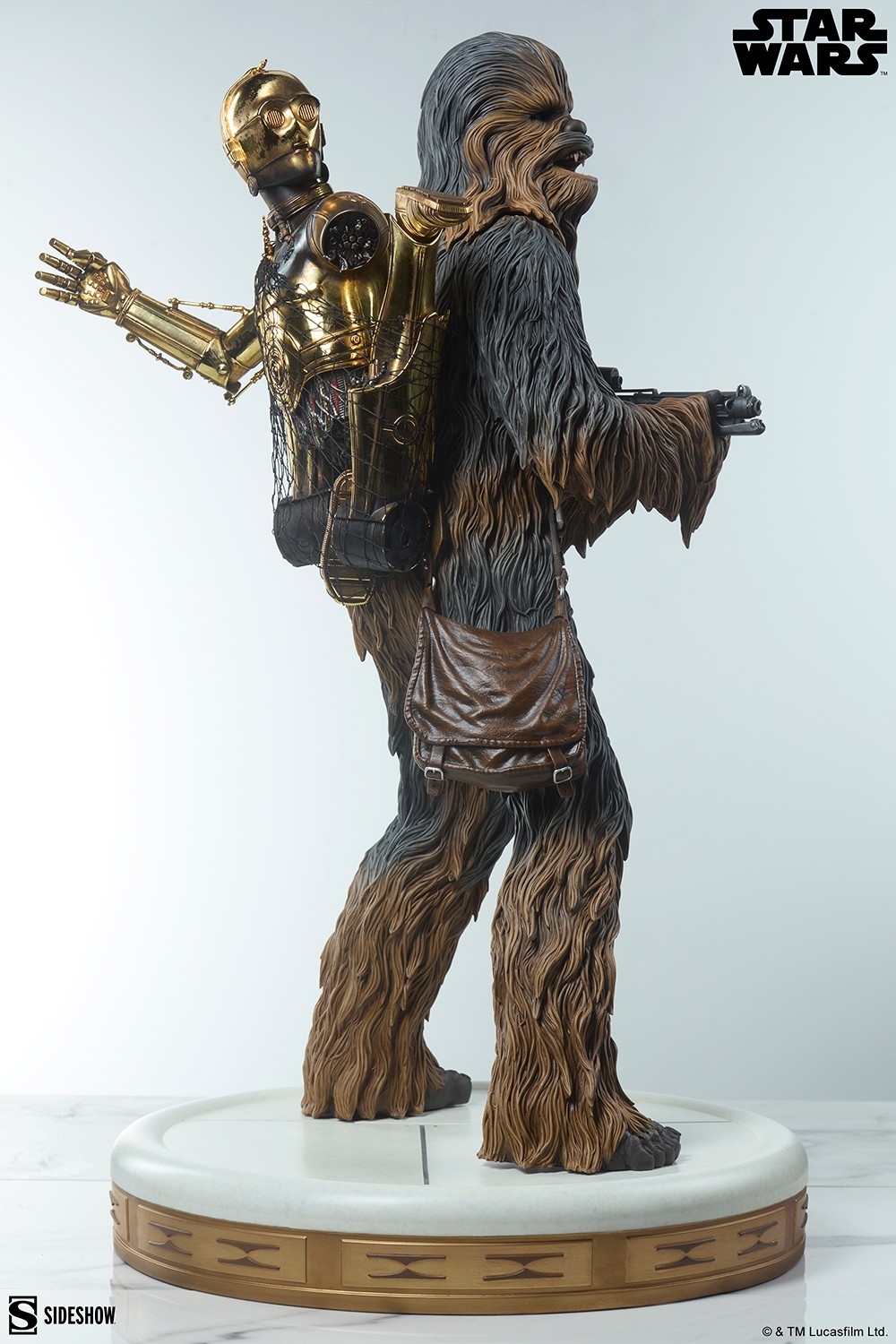 Star Wars Chewbacca™ and C-3PO™ Premium Format™ Figure  (Prototype Shown) View 11