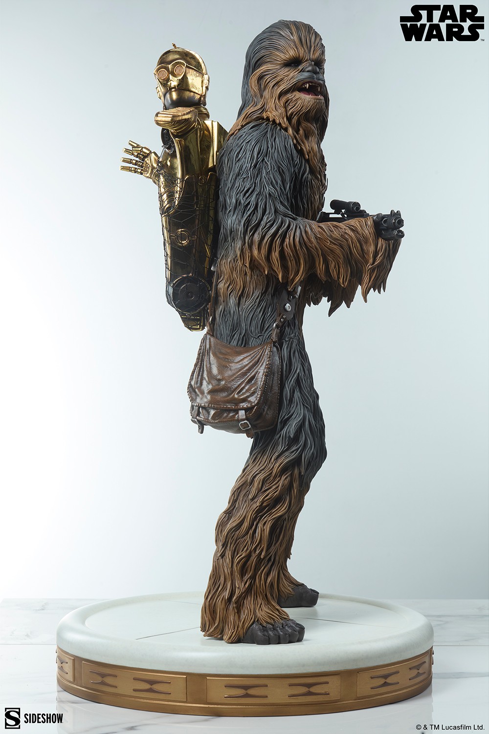 Star Wars Chewbacca™ and C-3PO™ Premium Format™ Figure  (Prototype Shown) View 12