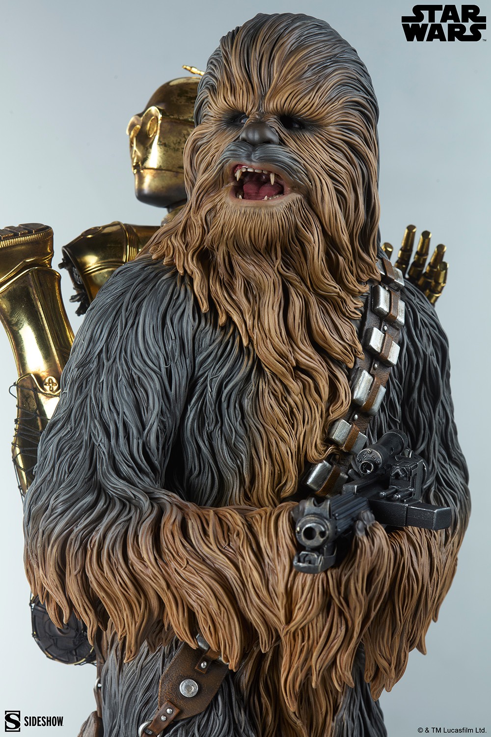 Star Wars Chewbacca™ and C-3PO™ Premium Format™ Figure  (Prototype Shown) View 13