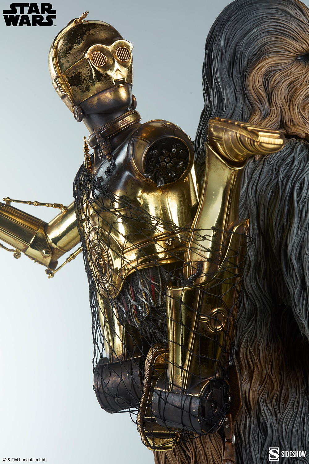 Star Wars Chewbacca™ and C-3PO™ Premium Format™ Figure  (Prototype Shown) View 14