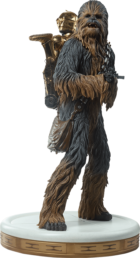 Star Wars Chewbacca™ and C-3PO™ Premium Format™ Figure  (Prototype Shown) View 16