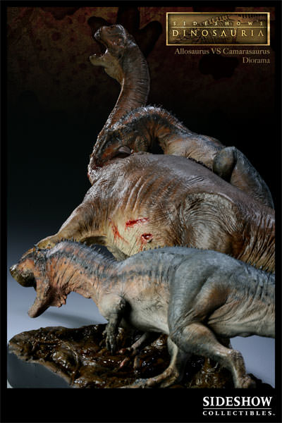 Dinosauria Allosaurus VS Camarasaurus Polystone Diorama  Collector Edition View 12
