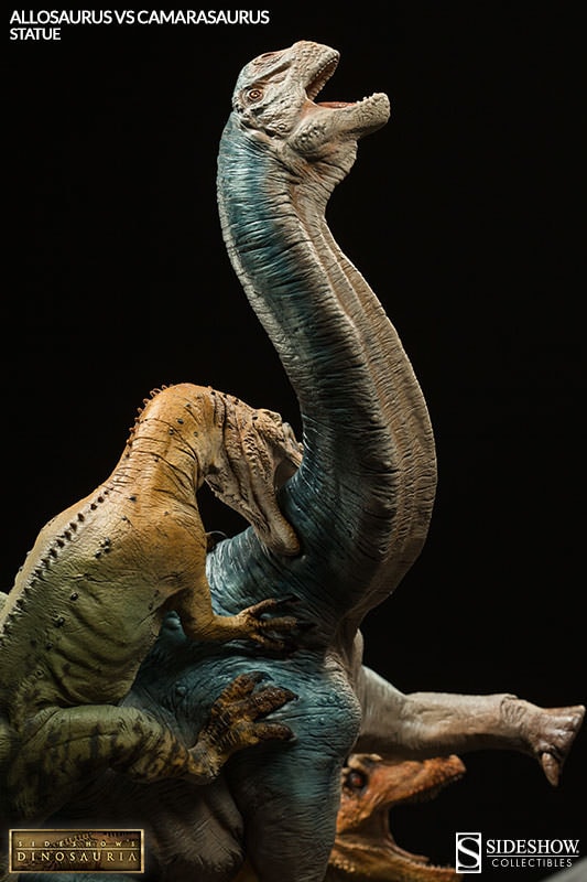 Dinosauria Allosaurus vs Camarasaurus Statues  (Prototype Shown) View 15