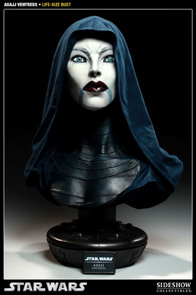 Star Wars Asajj Ventress Life-Size Bust  View 1