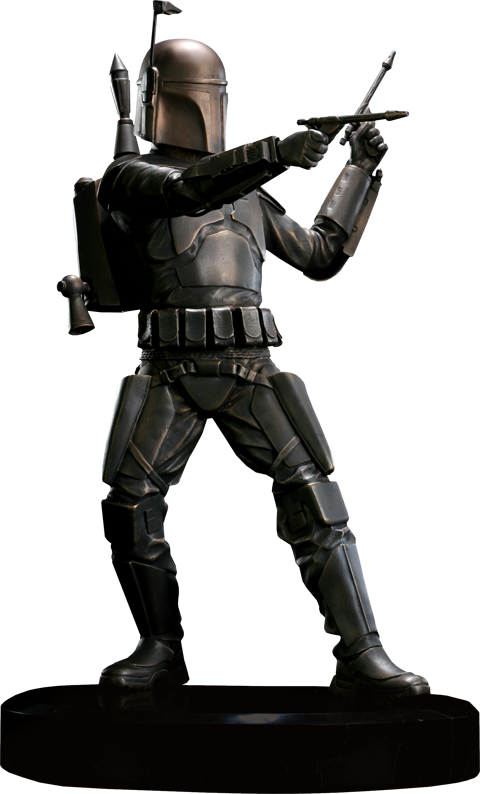 Star Wars Jango Fett Bronze Statue  View 11