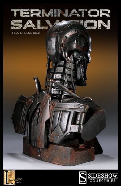 T-600 Terminator Endoskeleton Life-Size Bust by Sideshow