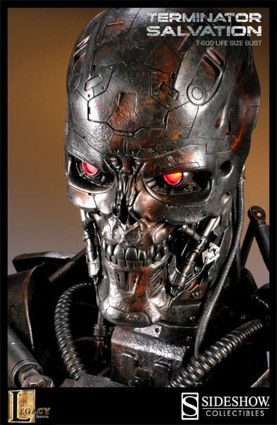 T-600 Terminator Endoskeleton Life-Size Bust by Sideshow