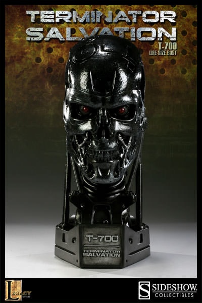 【限定価格セール！】 T-700 Terminator Endoskeleton Life-Size Bust by Sideshow ターミネーター
