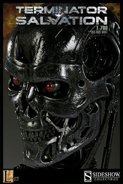 最新エルメス Endoskeleton Terminator T-700 Life-Size Sideshow by Bust ターミネーター