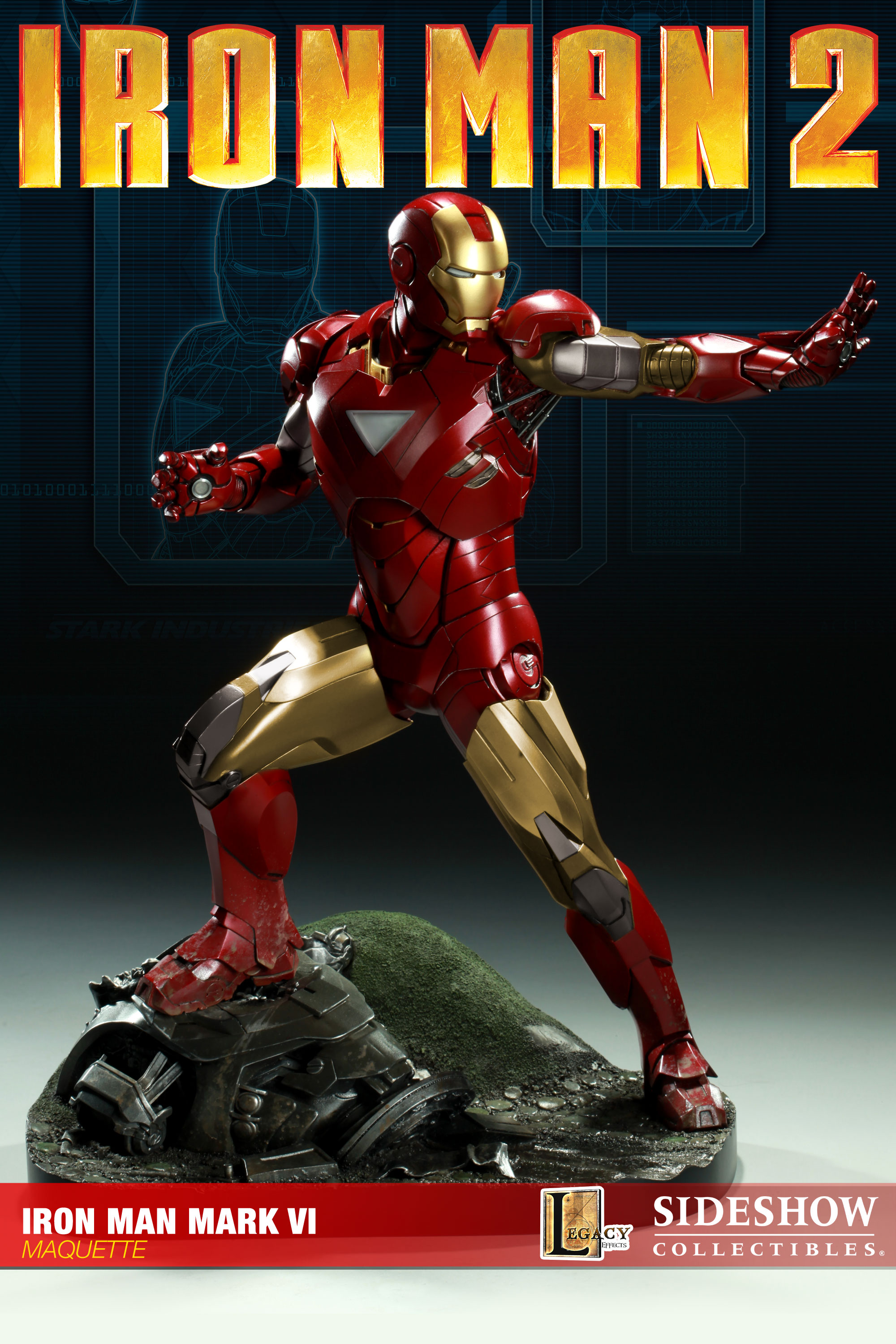 Iron Man Mark VI Maquette | Sideshow Collectibles
