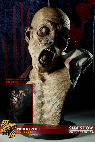 The Dead Patient Zero Life-Size Bust  View 14