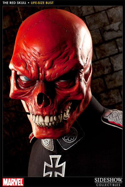 Marvel Red Skull Life-Size Bust by Sideshow Collectibles