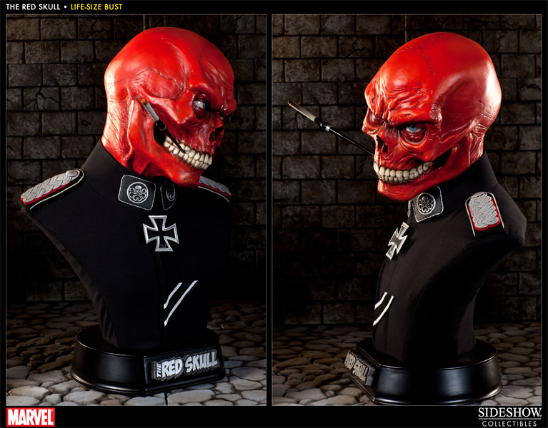 SIDESHOW EXCLUSIVE RED SKULL LEGENDARY SCALE BUST 125/150