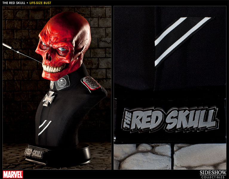 サイドショウ レッドスカル レジェンダリーバスト SIDESHOW マーベル レジェンダリースケールバスト レッド・スカル 単品