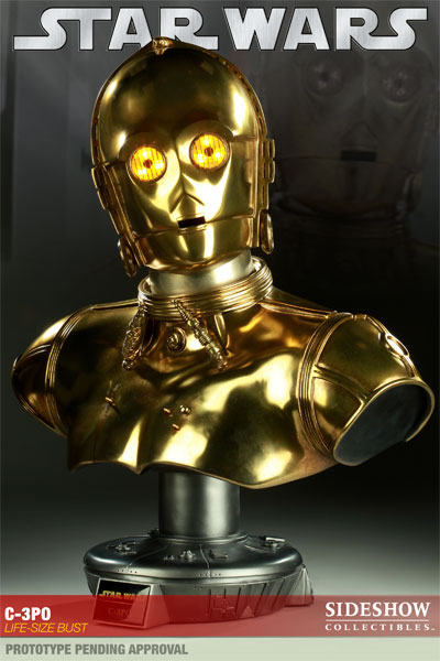 【再入荷！】 Star Wars Collectibles Sideshow by Bust Life-Size C-3PO C-3PO