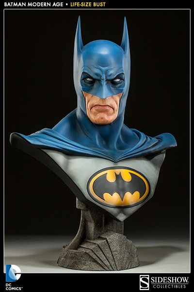 サイドショウ　SIDESHOW スーパーマン　ライフサイズバスト　検　バットマン DC Comics Batman: Modern Age Life Size Bust by Sideshow Coll