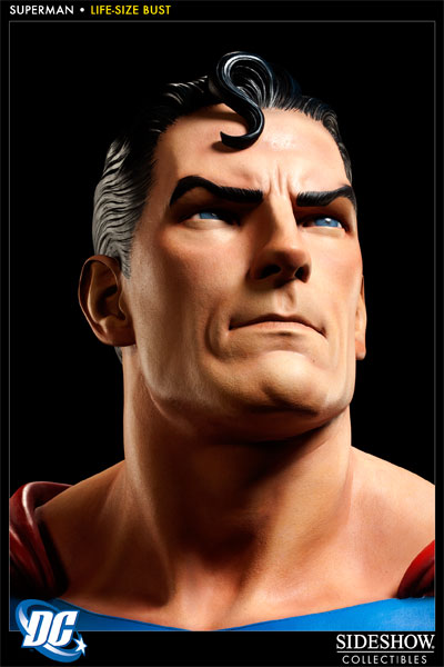DC Comics Superman Life-Size Bust by Sideshow Collectibles