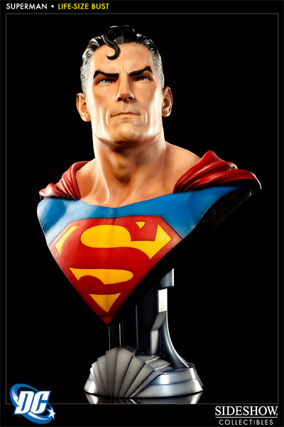DC Comics Superman Life-Size Bust by Sideshow Collectibles