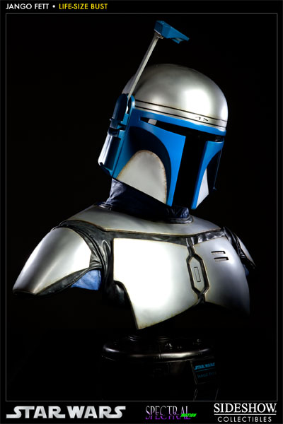 Star Wars Jango Fett Life-Size Bust by Sideshow Collectibles