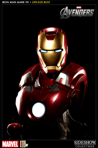 Marvel Iron Man Mark VII Life-Size Bust  View 7