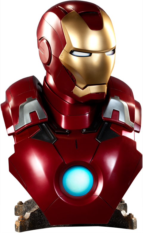 Marvel Iron Man Mark VII Life-Size Bust by Sideshow