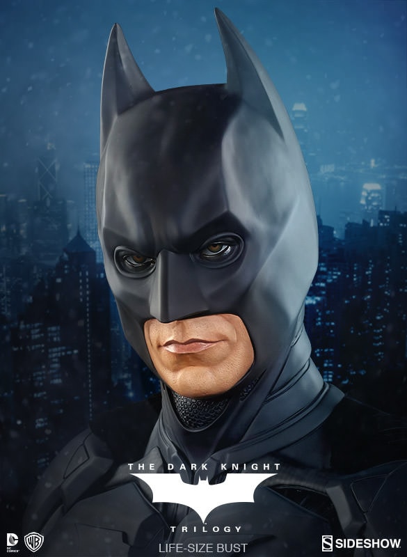 The Dark Knight Batman (Christian Bale) Life-Size Bust - Spec