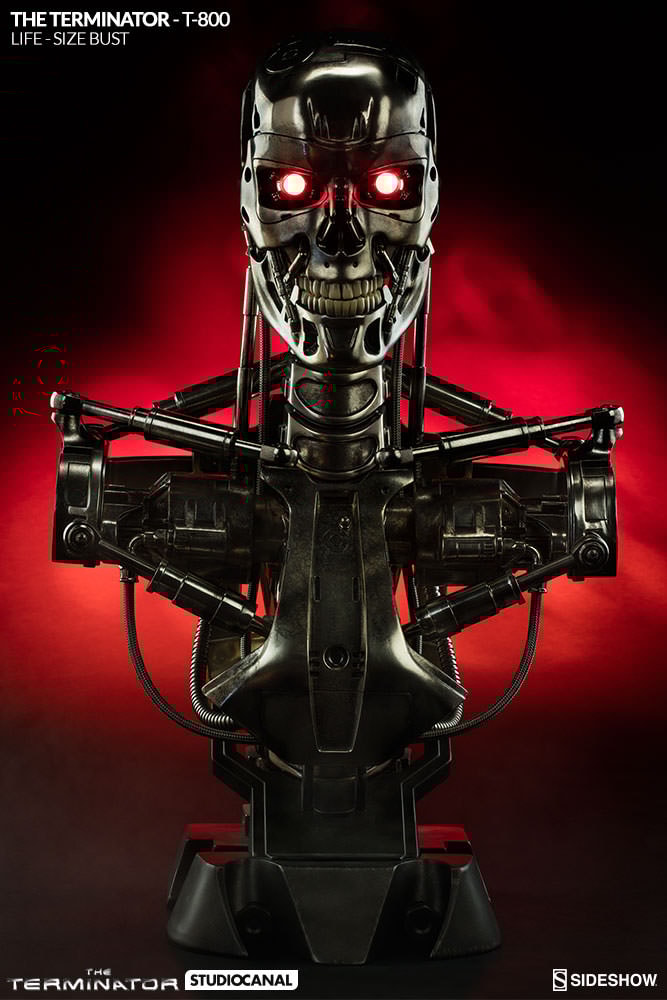 T-600 Terminator Endoskeleton Life-Size Bust by Sideshow