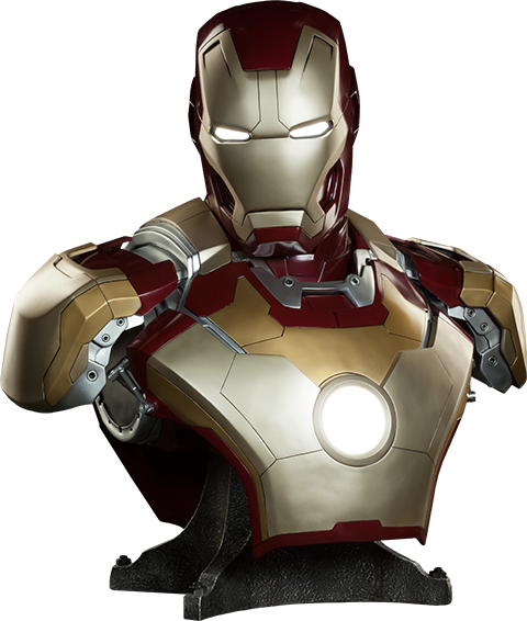 Marvel Iron Man Mark 42 Collectible Bust by Hot Toys