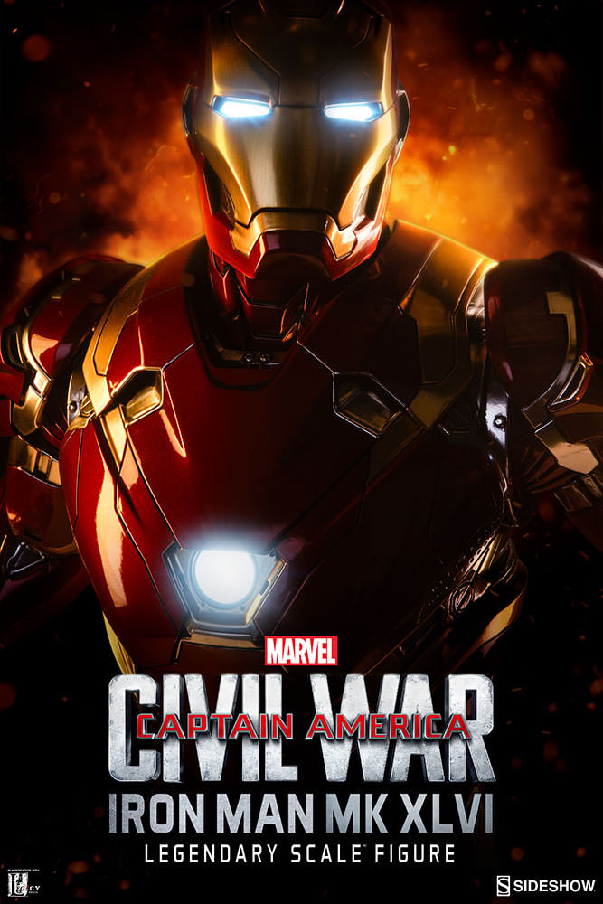 Marvel Iron Man Mark XLVI Legendary Scale™ Figure  (Prototype Shown) View 1