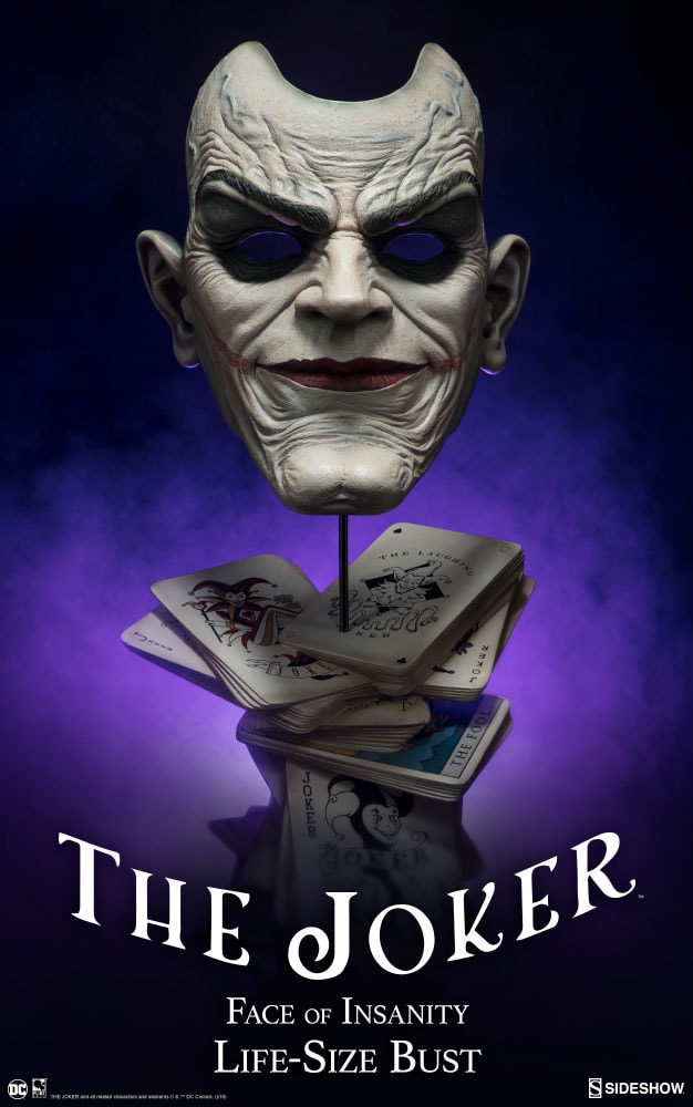 DC Comics The Joker Life-Size Bust by Sideshow Collectibles