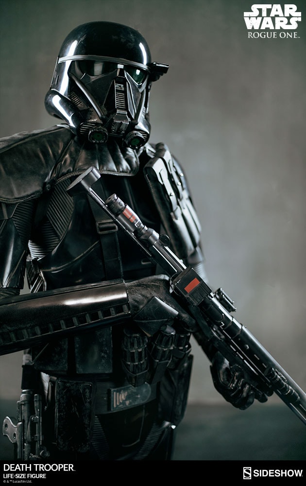 Star Wars Death Trooper Life Size Figure by Sideshow Collect