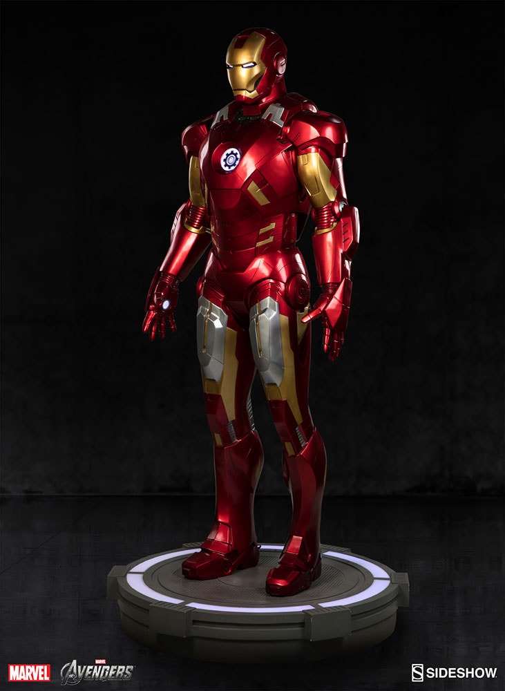 Marvel Iron Man Mark VII Life-Size Figure by Sideshow Collec