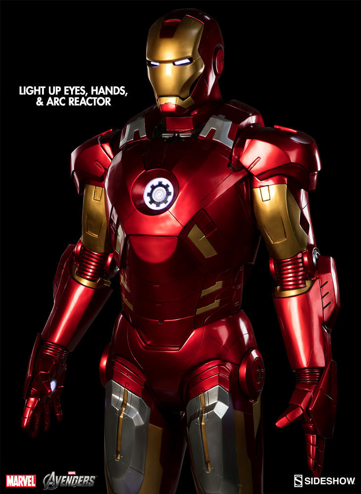 Marvel Iron Man Mark VII Life-Size Figure by Sideshow Collec