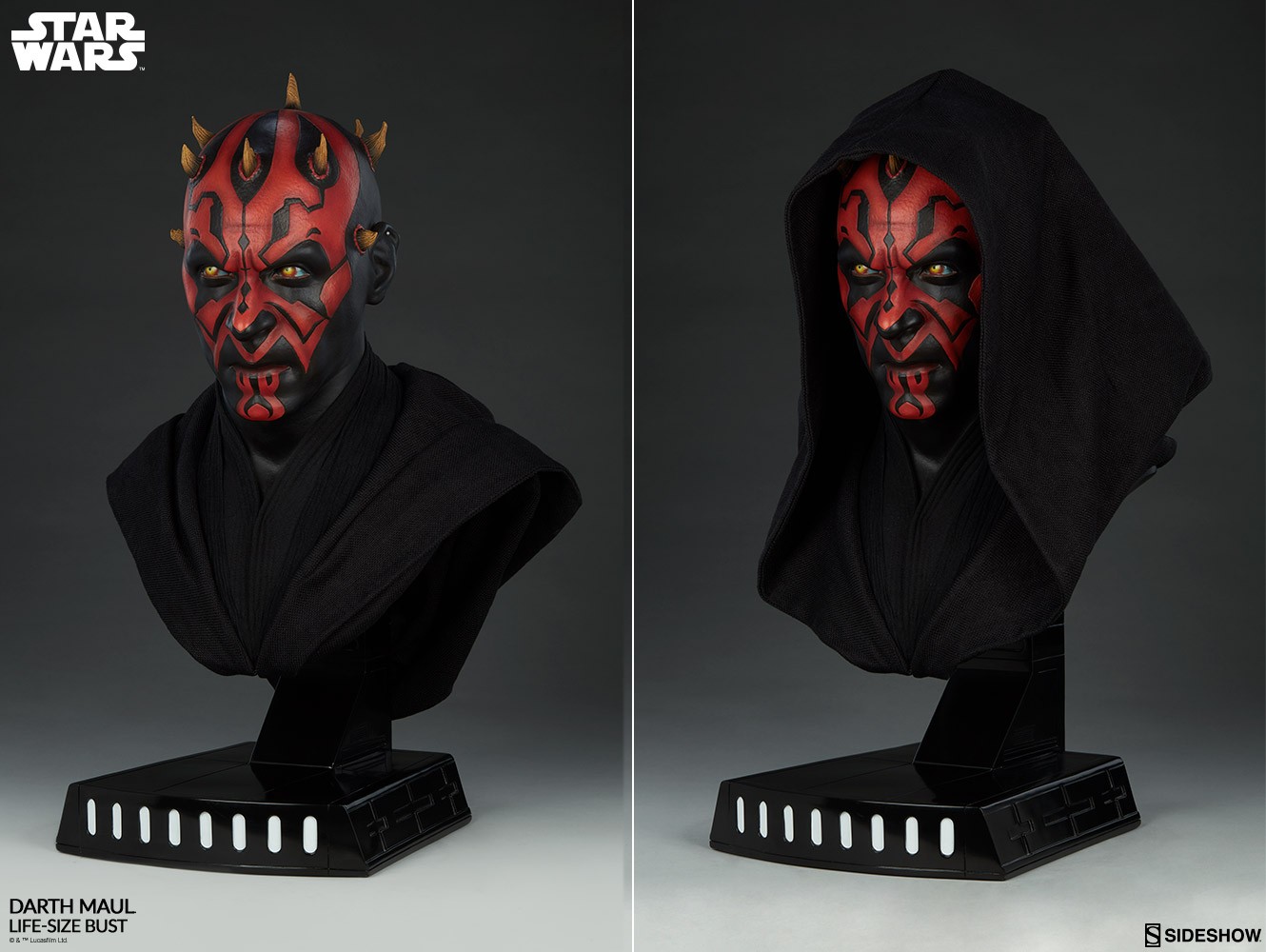 Star Wars Darth Maul Life Size Bust by Sideshow Collectibles