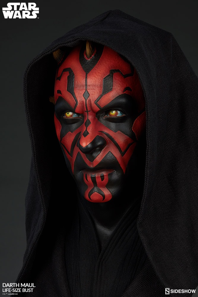 Star Wars Darth Maul Life Size Bust by Sideshow Collectibles
