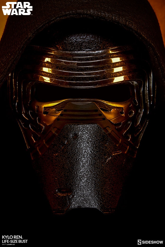 Kylo ren life size bust hot sale