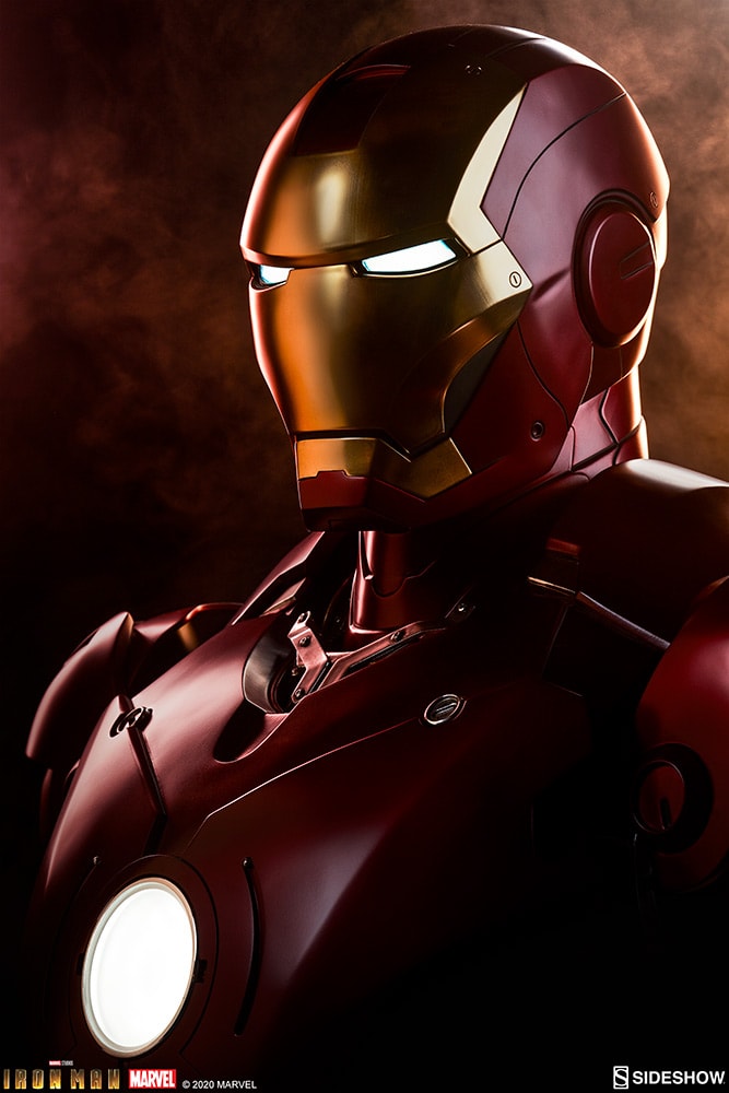 Marvel Iron Man Mark III Life-Size Bust by Sideshow
