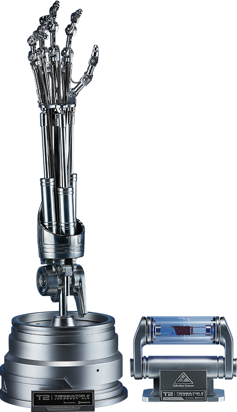 Terminator T-800 Endoskeleton Arm and Brain Chip Collectible Set  (Prototype Shown) View 14