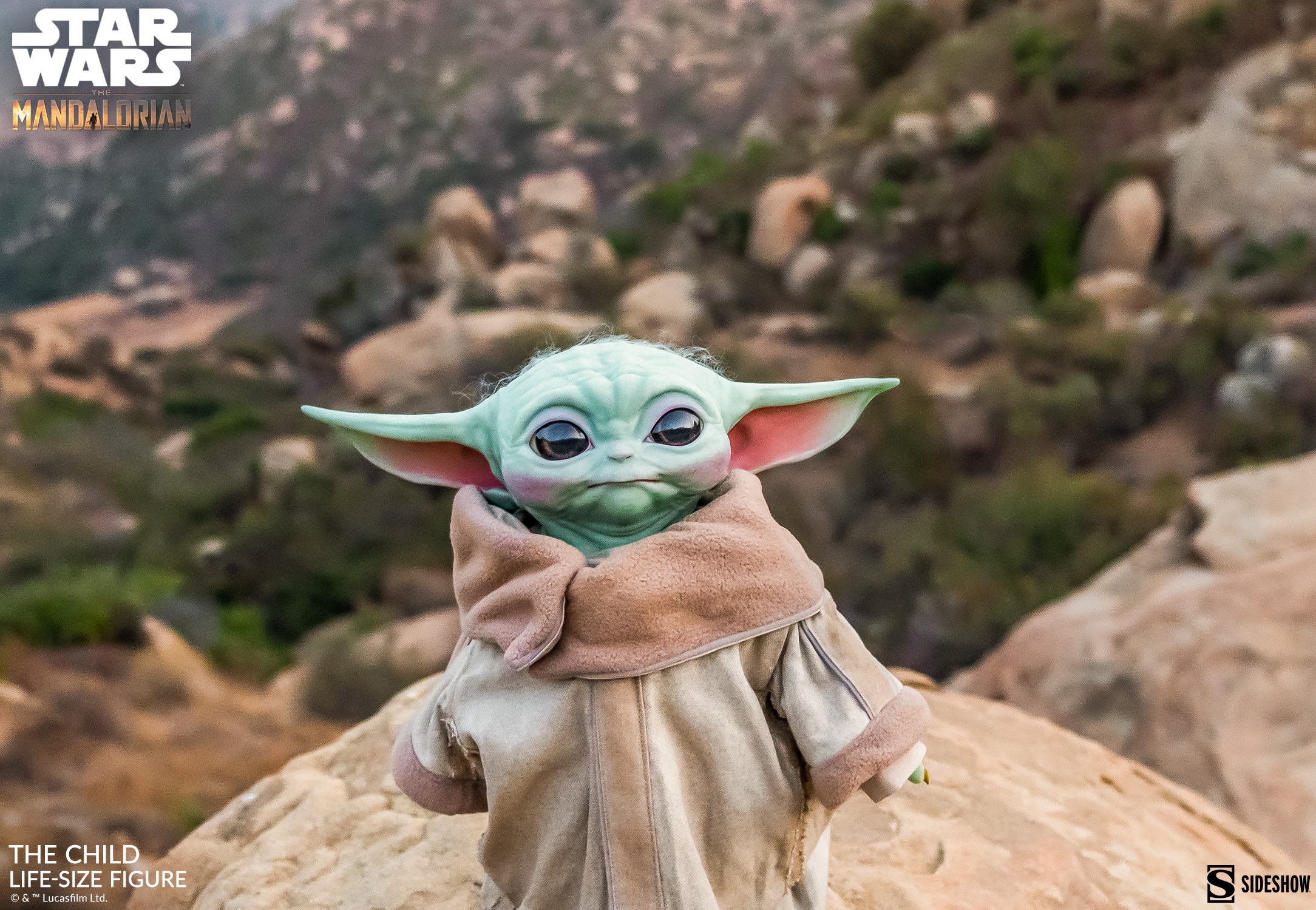 Star Cutouts - Figurine en carton taille réelle Bébé Yoda alias