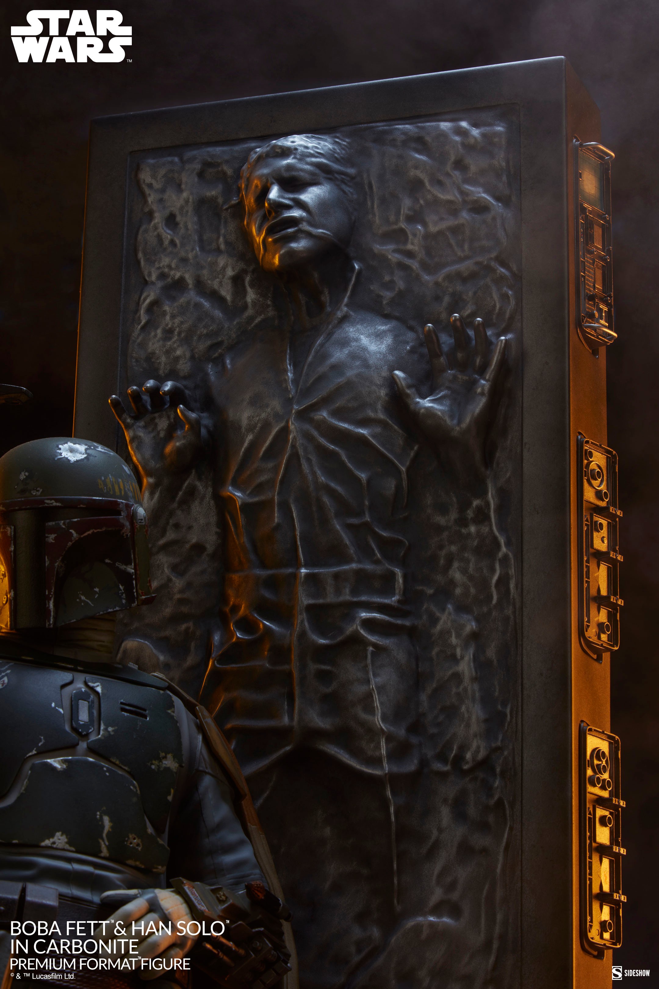 Boba Fett and Han Solo in Carbonite (Prototype Shown) View 19
