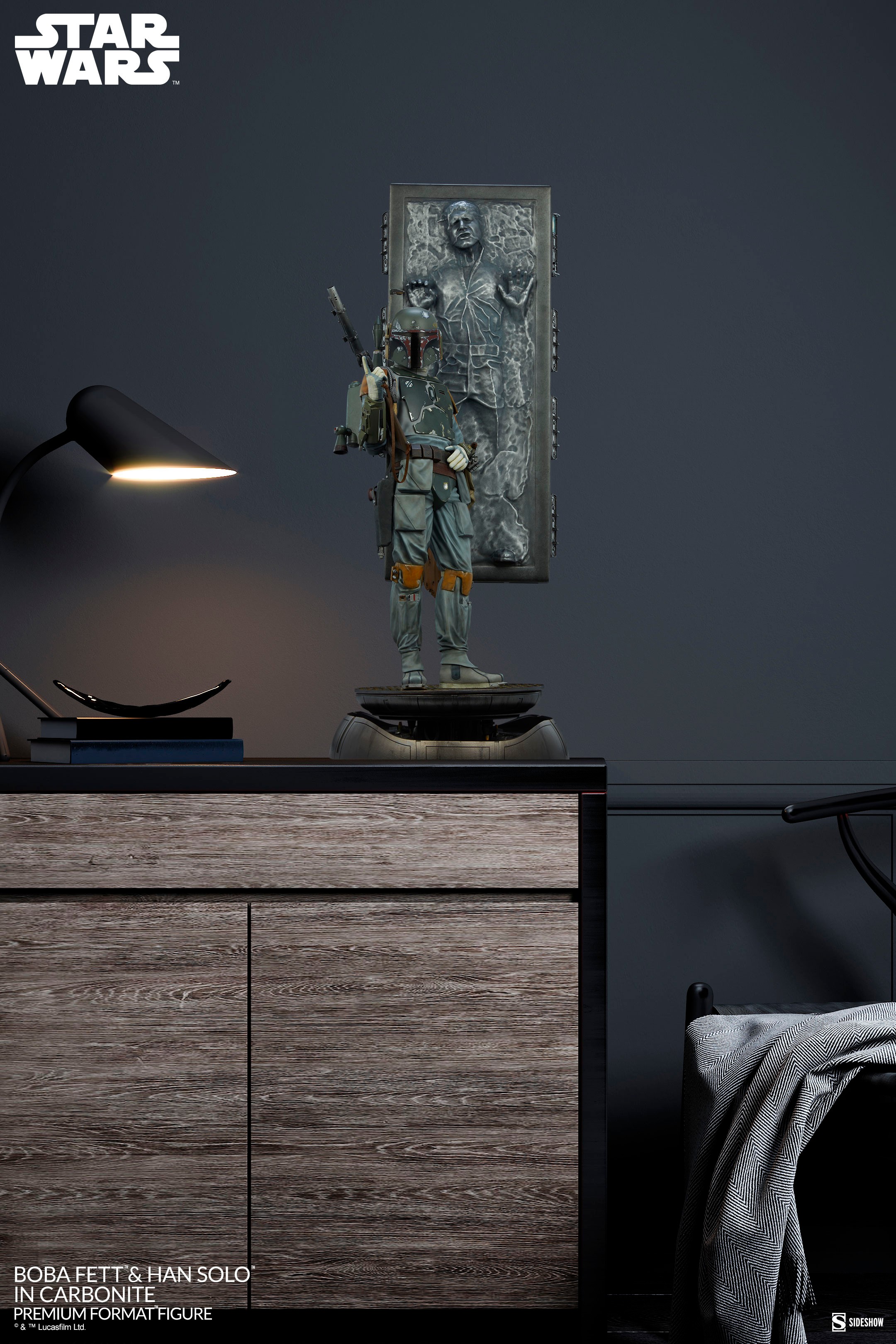 Boba Fett and Han Solo in Carbonite (Prototype Shown) View 18