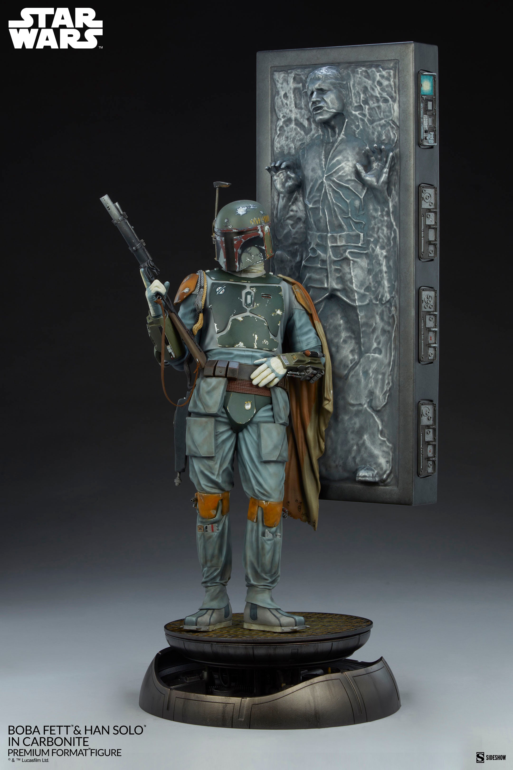 Boba Fett and Han Solo in Carbonite (Prototype Shown) View 16