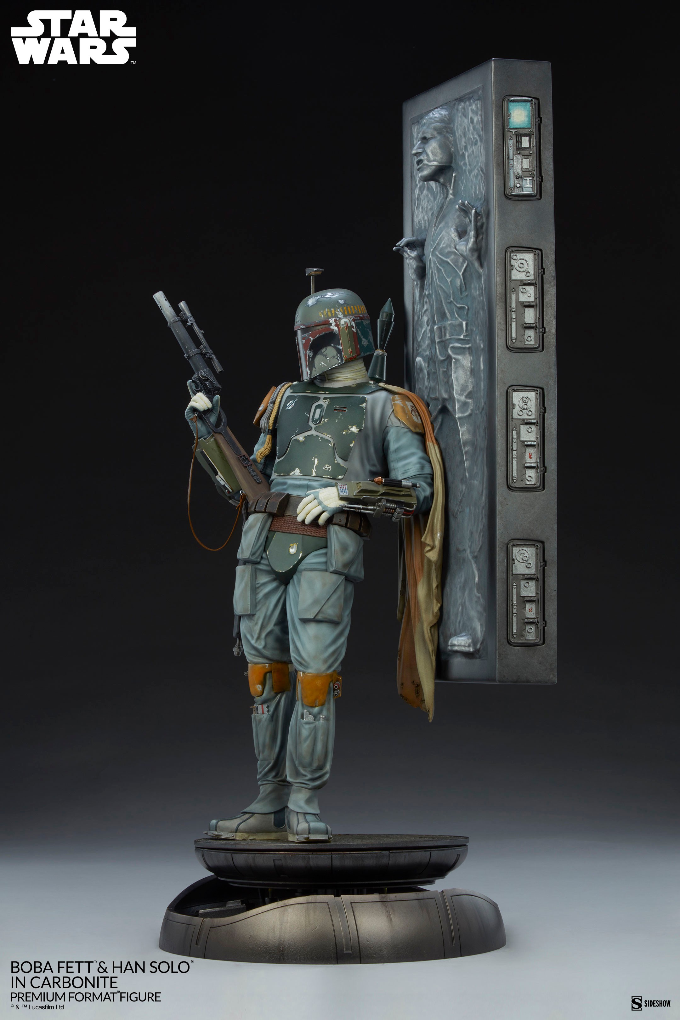 Boba Fett and Han Solo in Carbonite (Prototype Shown) View 15