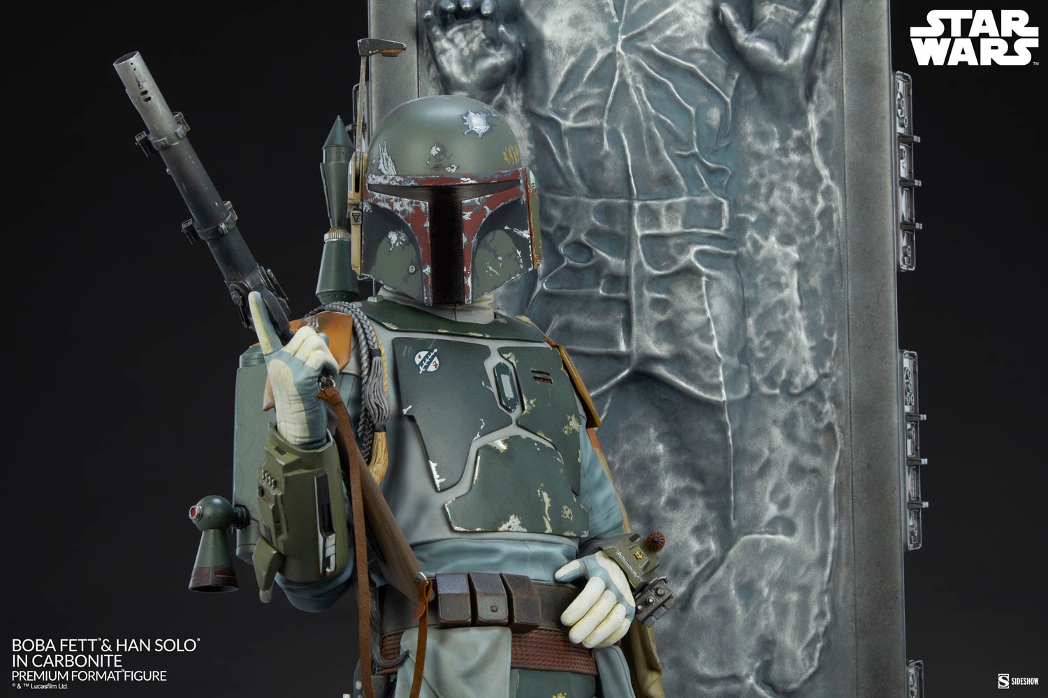 Boba Fett and Han Solo in Carbonite (Prototype Shown) View 10
