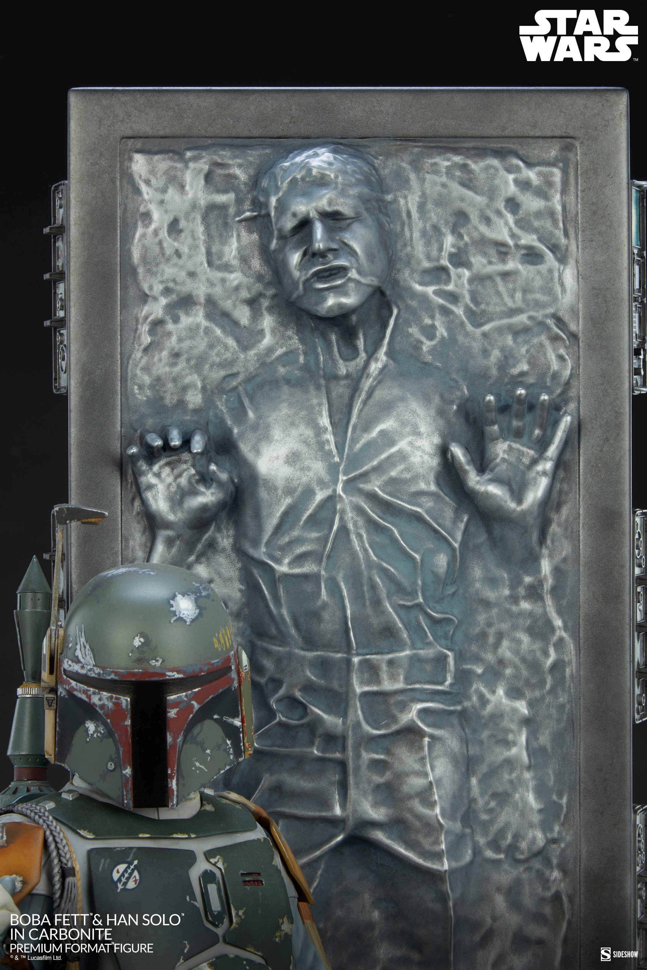 Boba Fett and Han Solo in Carbonite (Prototype Shown) View 9