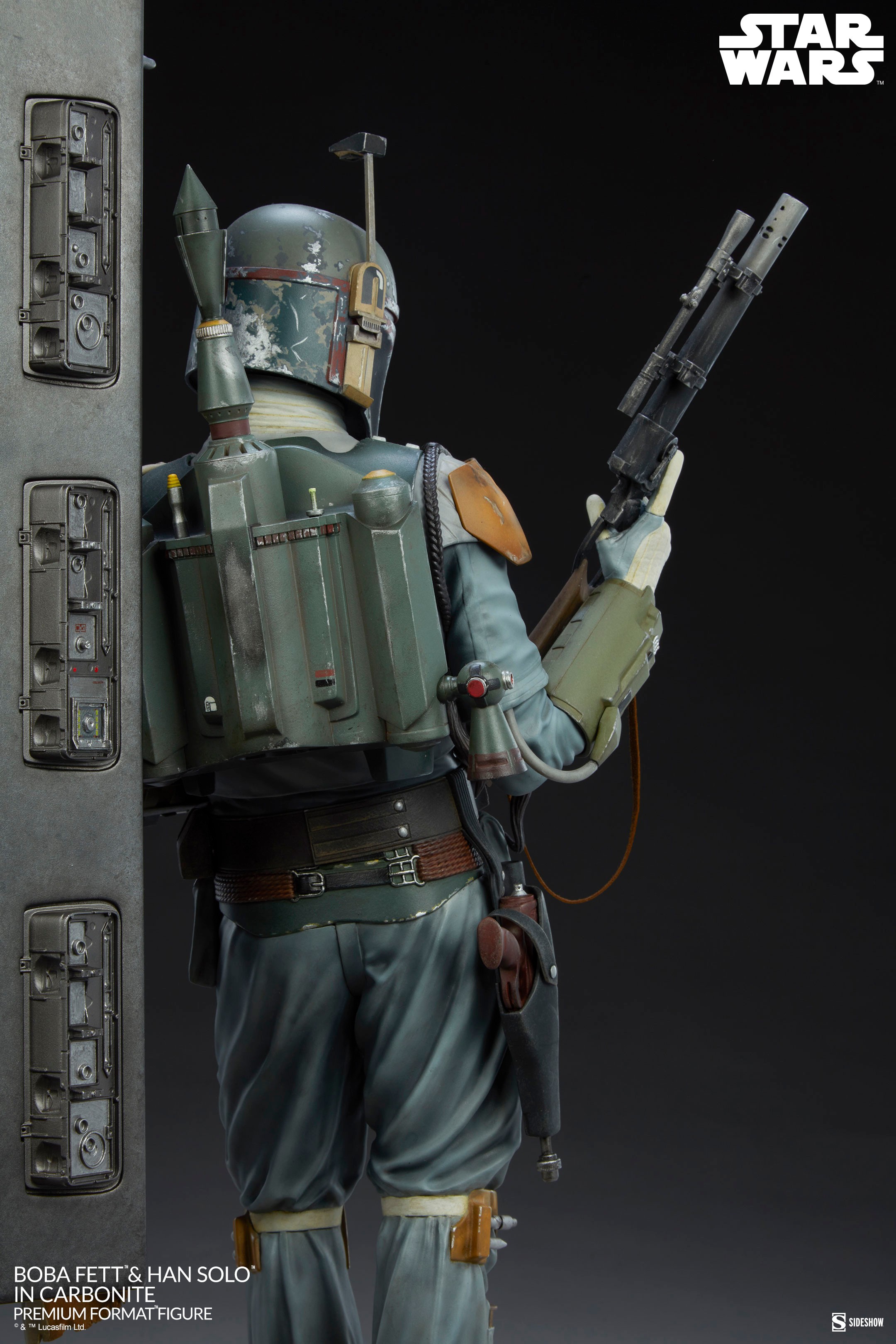 Boba Fett and Han Solo in Carbonite (Prototype Shown) View 7