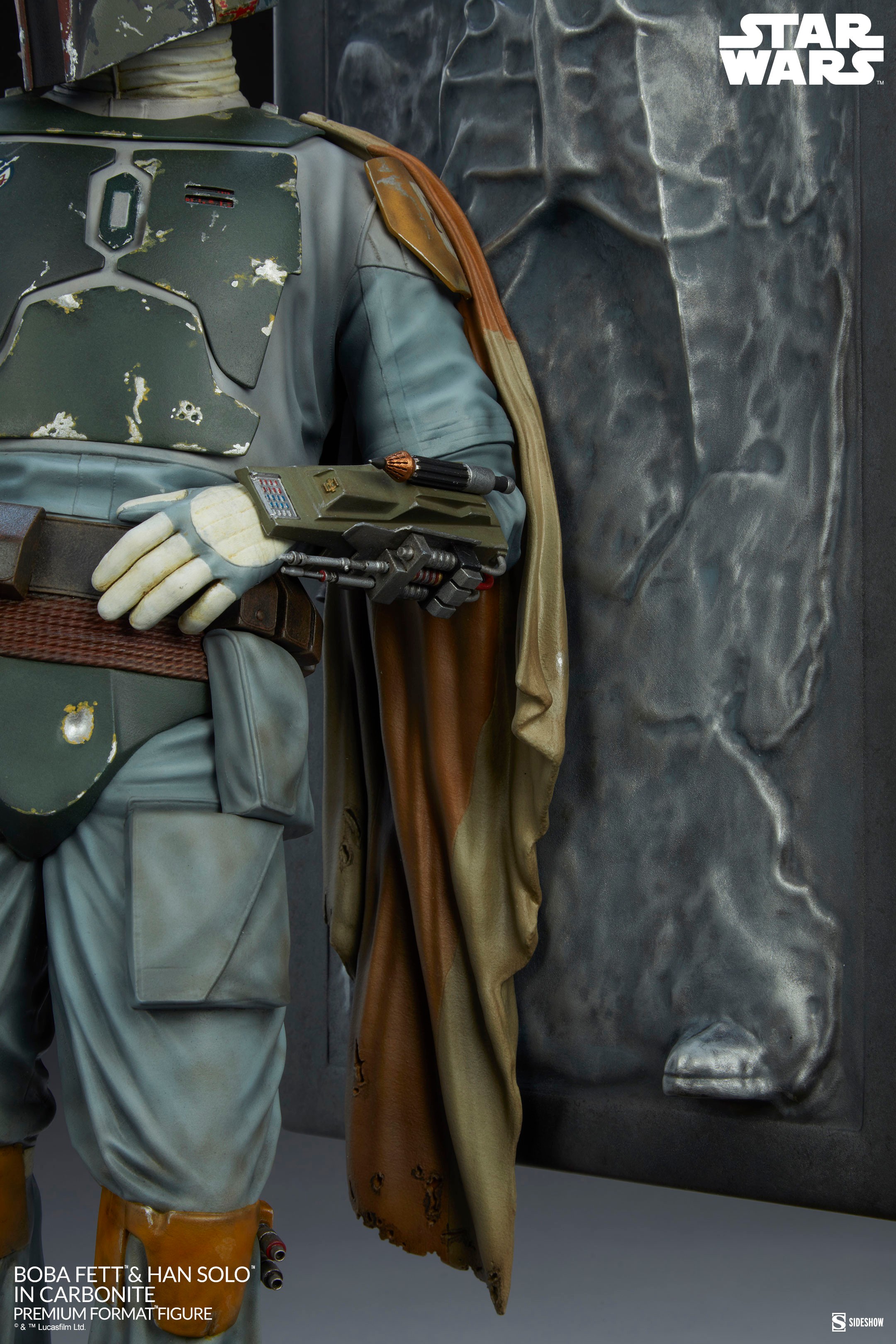 Boba Fett and Han Solo in Carbonite (Prototype Shown) View 6