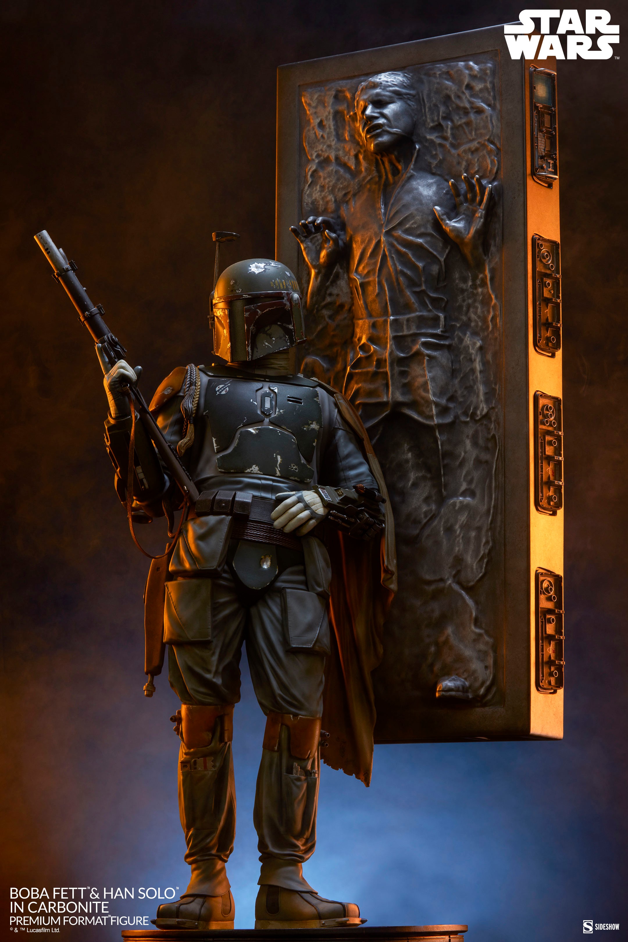 Boba Fett and Han Solo in Carbonite (Prototype Shown) View 22